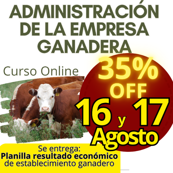 Producto - Curso online Administración de la Empresa Ganadera