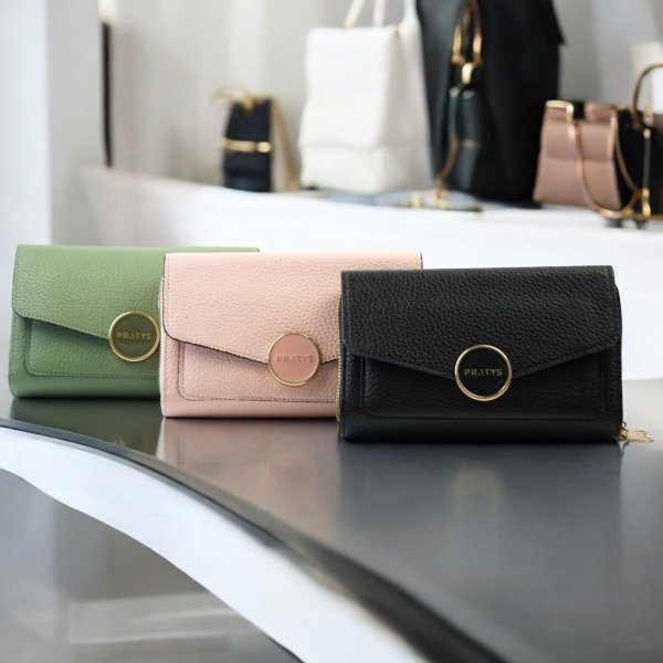 Producto - MINI CARTERA RECTANGULAR PORTA CELULAR CON 2 CIERRES DORADOS  19x12x5 cm