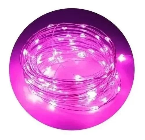 Producto - Guirnalda Led Luces Navidad FUCSIA 220V