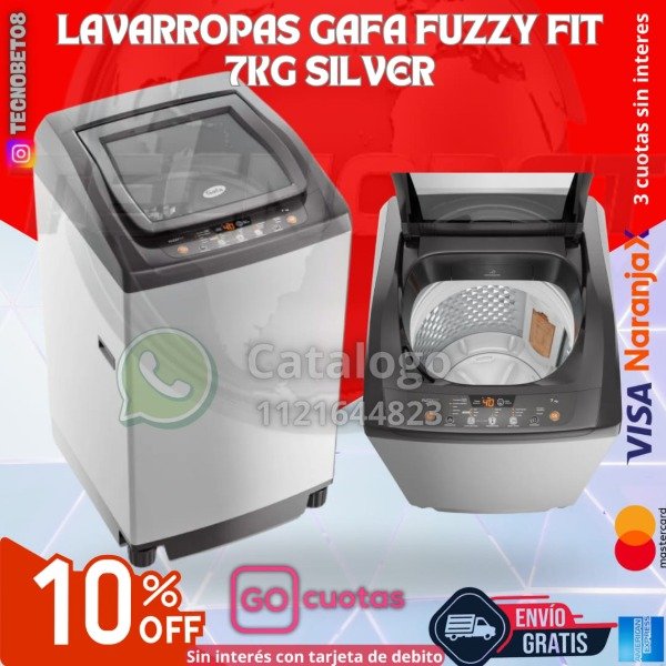 Producto - LAVARROPAS AUTOMATICO GAFA FUZZY FIT 7KG