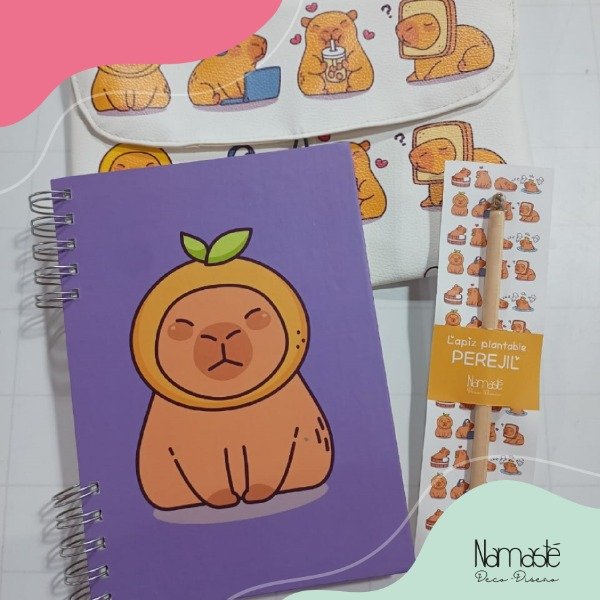 Producto - Guardacuaderno Capibara mod.1