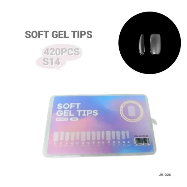 Producto - TIPS SOFT GEL PRELIMADA CUADRADA