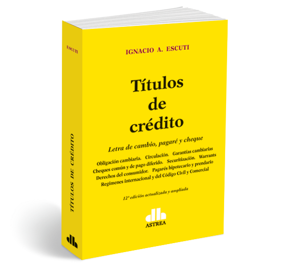 Producto - Títulos de crédito. Escuti