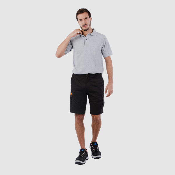 Producto - Bermuda Cargo de Gabardina Aire Libre - Sin Pinzas