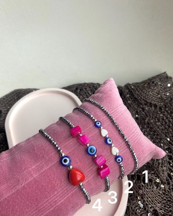 Producto - Pulseras cristal plata - 1