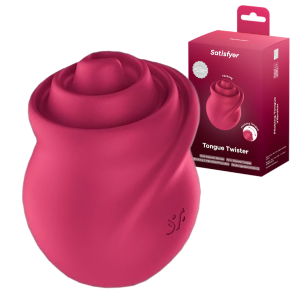 Producto - Vibrador de clítoris Satisfyer Tongue Twister (Recargable) - 0