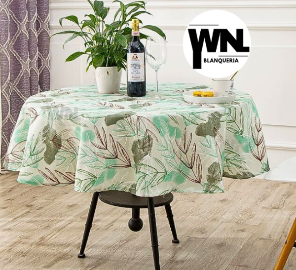 Producto - MANTEL REDONDE DE MICROFIBRA ESTAMPADO