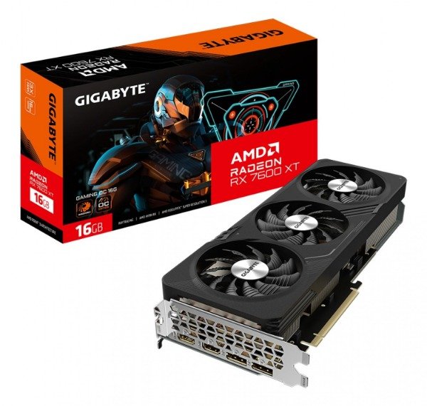 Producto - PLACA DE VIDEO GIGABYTE RADEON RX 7600XT GAMING OC 16GB