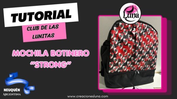 Producto - TUTORIAL - Mochila Botinero "Strong"
