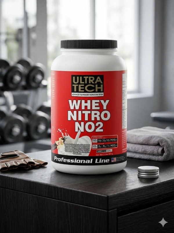 Producto - Whey Nitro NO2 Ultra Tech 907 g: Proteina para Desarrollo Muscular y Rendimiento
