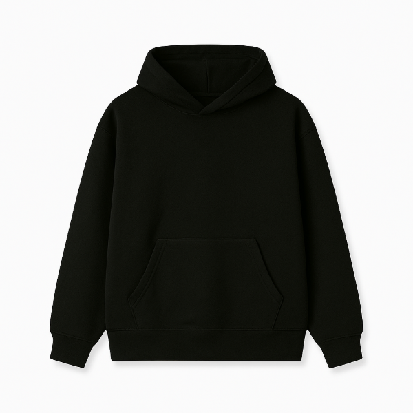 Producto - HOODIE BOXY - NEGRO