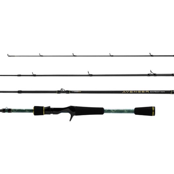 Producto - Caña Bait Marine Avenger Expedition 1.83m 4 Tramos 17-25Lbs Carbono MT24 - 1