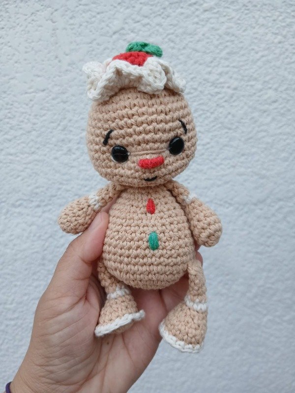 Producto - Galletita de Jengibre - Amigurumi - Tejido a Crochet