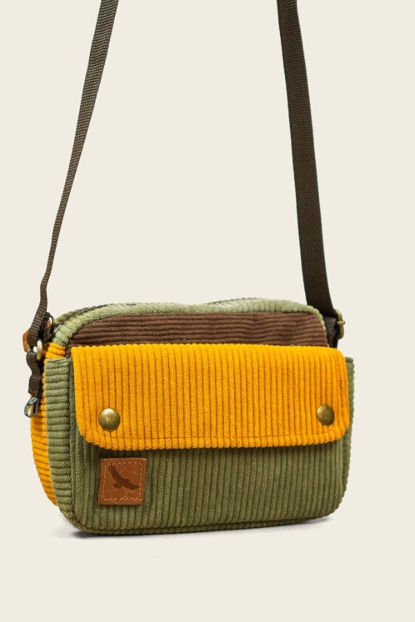 Producto - Bandolera Corderoy Mostaza