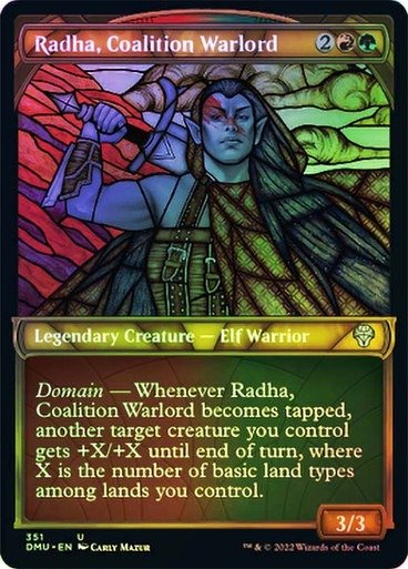 Producto - Radha, Coalition Warlord (Showcase) (Textured Foil)