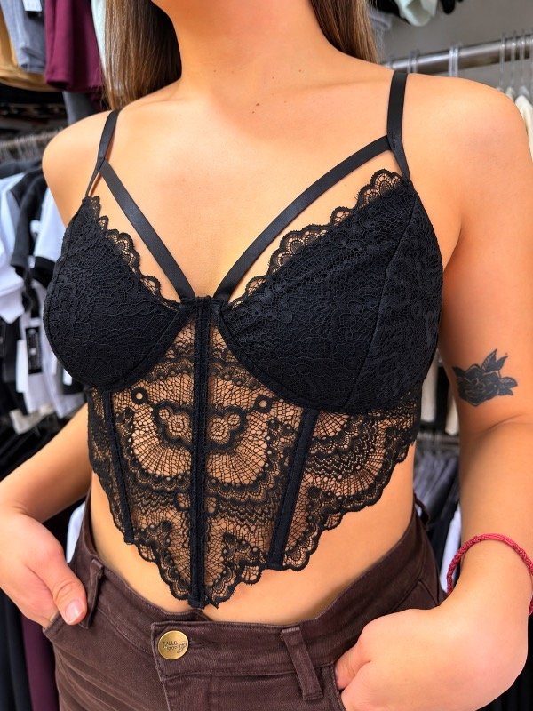 Producto - Top encaje /talle M /L - 0