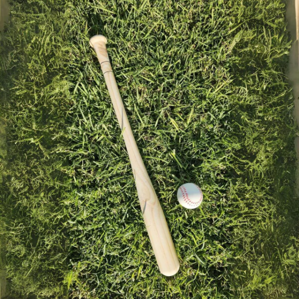 Producto - Bate de Basebaball de Madera 60CM con Pelota de Goma