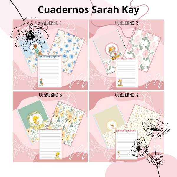 Producto - Combo Cuadernos Sarah Kay 2