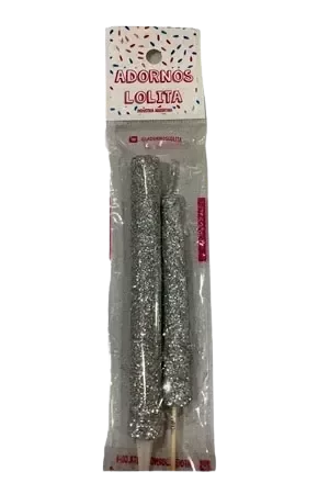 Producto - Vela + Bengala Plateada
