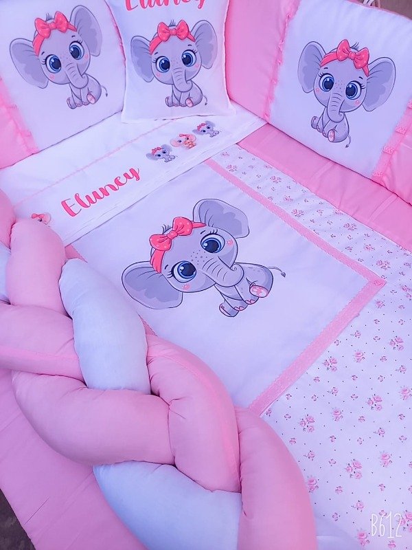 Producto - Set de cuna Elefanta Eluney