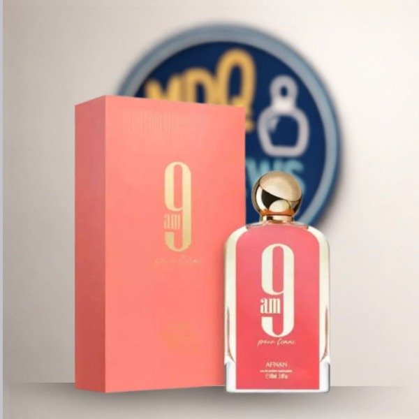 Producto - Afnan 9AM Pour Femme EDP - Perfume Árabe Mujer Frutal Ambarado MDQ