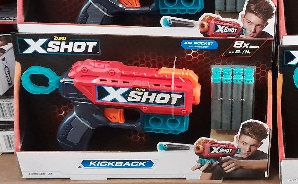 Producto - Pistola x-shot kickback // excel recoil c/8 dardos