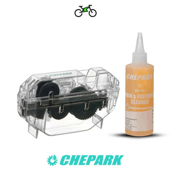 Producto - Kit Limpiador de Cadena con Cepillo Giratorio Chepark - TIL-110G