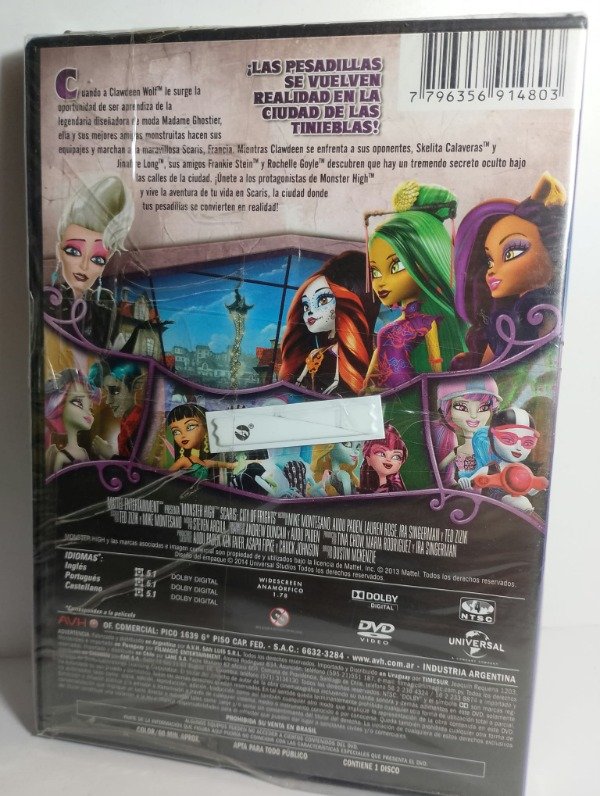Producto - Monster high Scaris ciudad del terror (2013) - DVD - 1