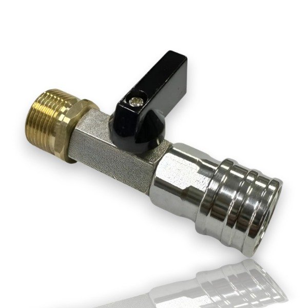 Producto - Llave De Paso Rosca M22 Con Acople Rápido 1/4 Hidrolavadora