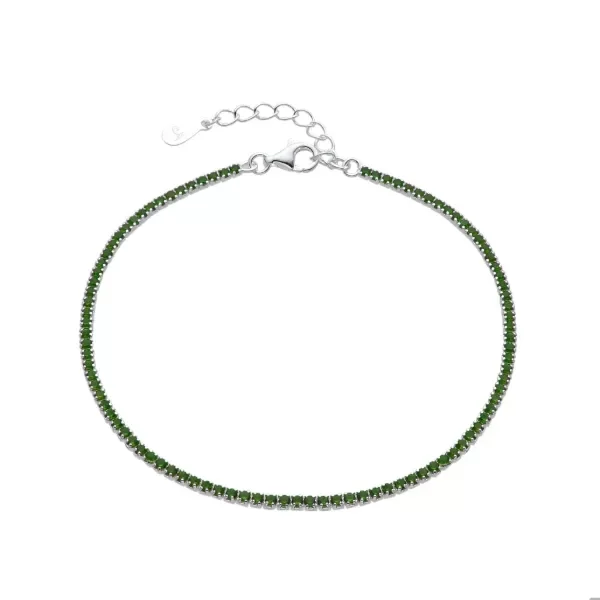 Producto - Pulsera Tennis Verde 2 Milímetros