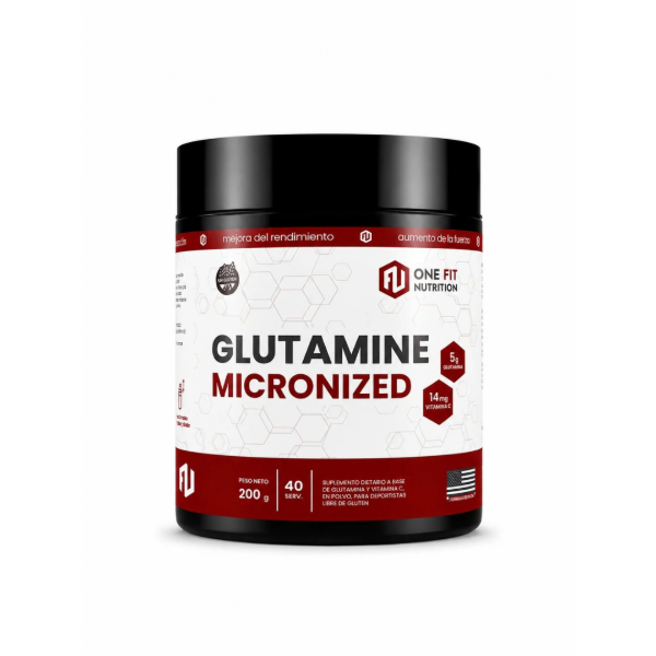 Producto - GLUTAMINE MICRONIZED X 200 GRS. - ONE FIT NUTRITION