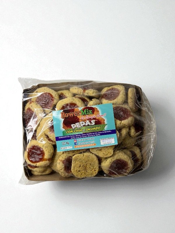 Producto - PEPAS DE MEMBRILLO CON SEMILLAS DE CHÍA