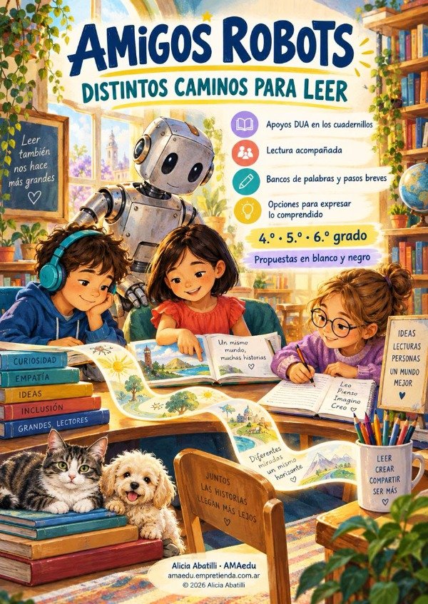 Producto - Pack AMIGOS ROBOTS (Ciencia Ficción, Segundo Ciclo) - 1