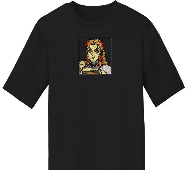 Producto - Remera Rengoku comiendo