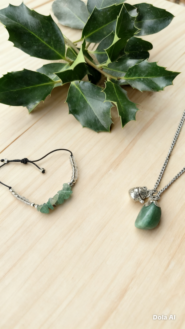 Producto - Set armonía y renovación (cuarzo verde)
