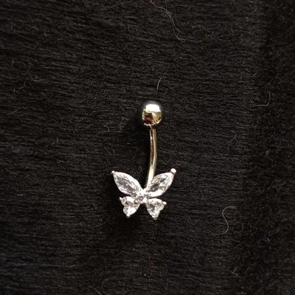 Producto - Piercing ombligo mariposa shine