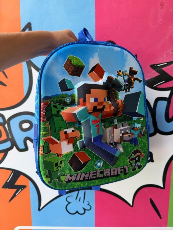 Producto - Mochila Minecraft 3D