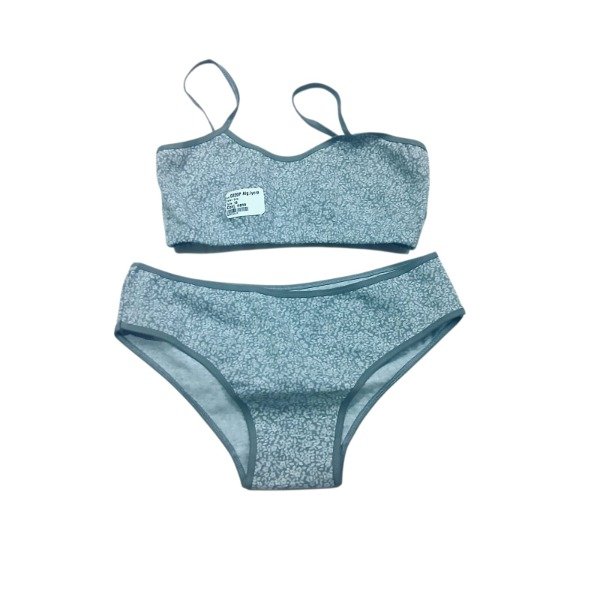 Producto - Conjunto Juvenil floreado gris