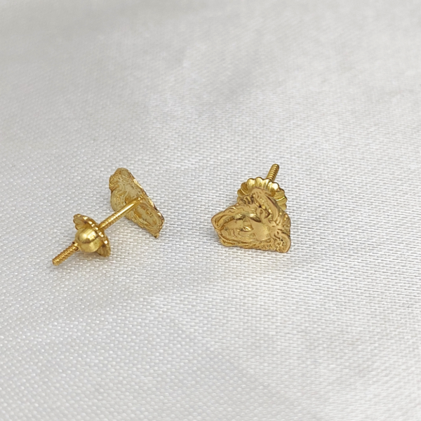 Producto - Aros Medusa Griega Oro 18kt - 2