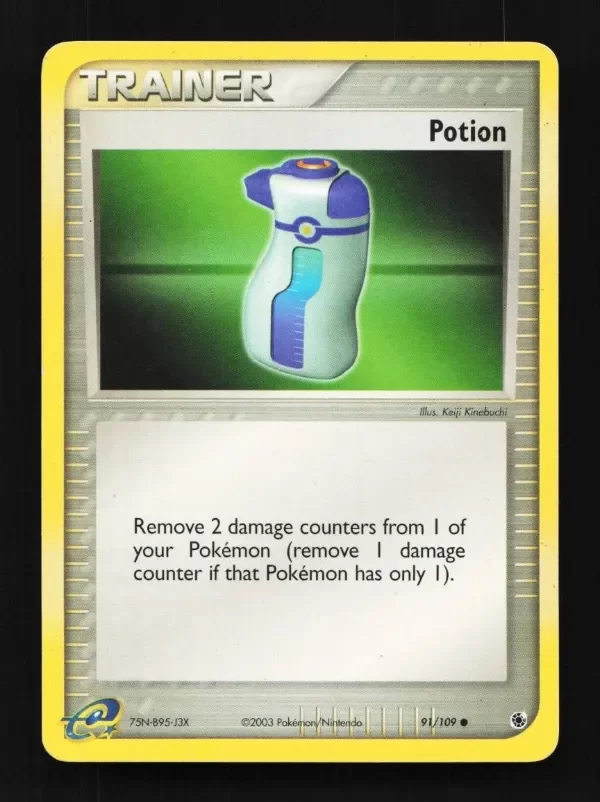 Producto - Potion 91/109 HP EX Ruby and Sapphire English Pokemon Card TCG