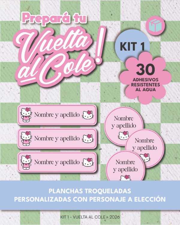 Producto - Kit 1 Vuelta al cole