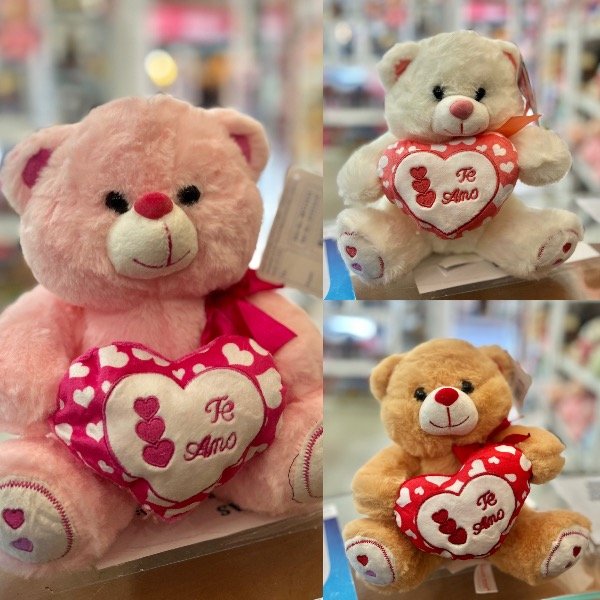 Producto - Peluche OSO Osito Corazon Te Amo Pequeño