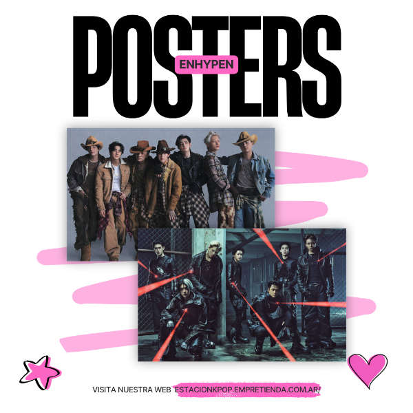 Producto - SET POSTERS THE SIN ENHYPEN