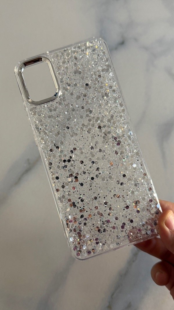 Producto - Funda reforzada brillos A05