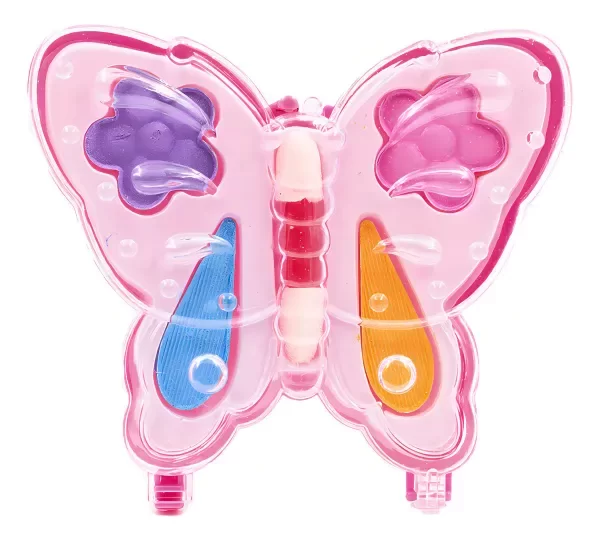 Producto - SET MAQUILLAJE MARIPOSA EN COLORES PASTELES / TINY MAKE UP