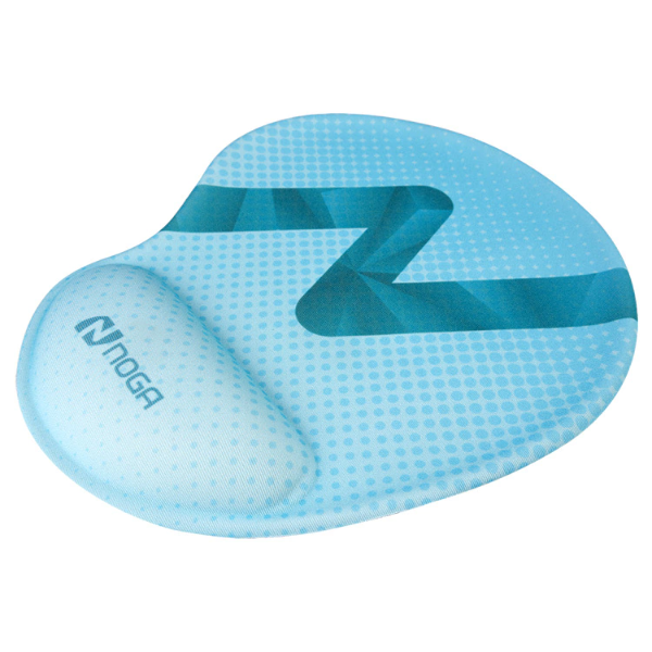 Producto - Mouse pad -ergonomico -c/gel -cyan -Noganet (MOUSE PAD 3D) - 0