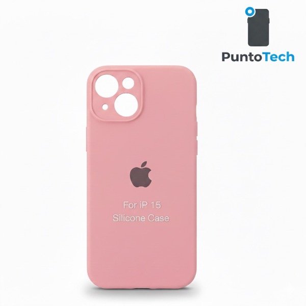 Producto - Silicon case iPhone 15 rosa