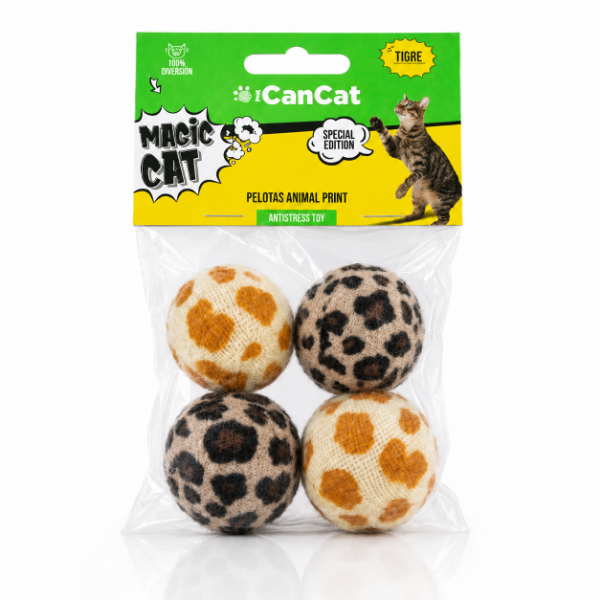 Producto - CANCAT Pelotas Tigre x 4 1569
