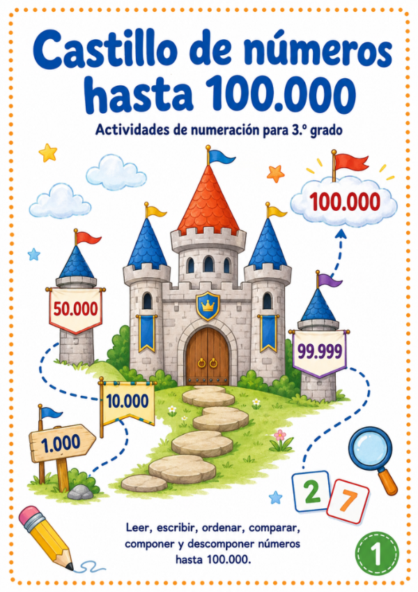 Producto - CASTILLO DE NÚMEROS HASTA 100.000