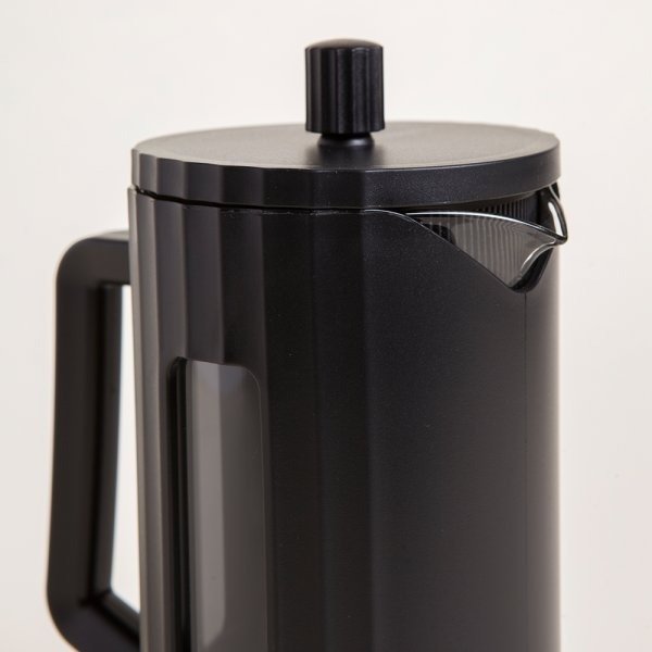 Producto - Cafetera redonda con embolo Black 1100 Ml